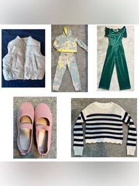 Bundle Girls Size M (8-12) - Jordan, J. Crew, Zara Clothing Lot